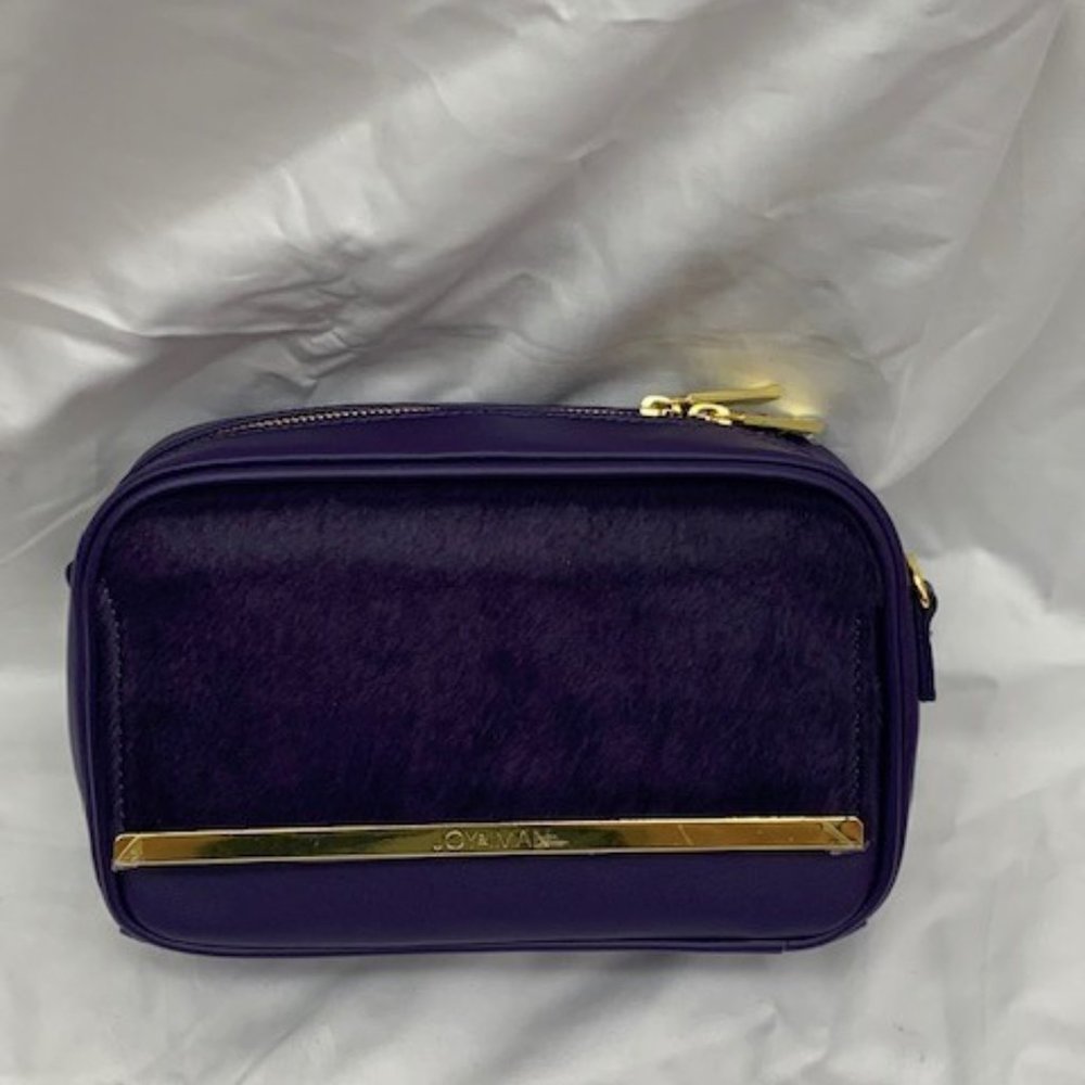 Joy & Iman Luxe Leather & Calf Hair Crossbody Bag